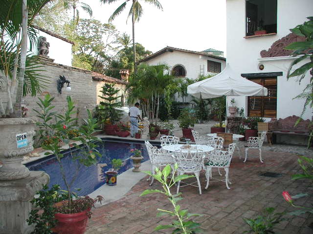 Casa fantasia puerto vallarta bed and breakfast terrace pool plants